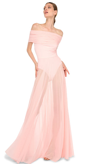 COWL COMBO FLARED GOWN #5 Thumbnail