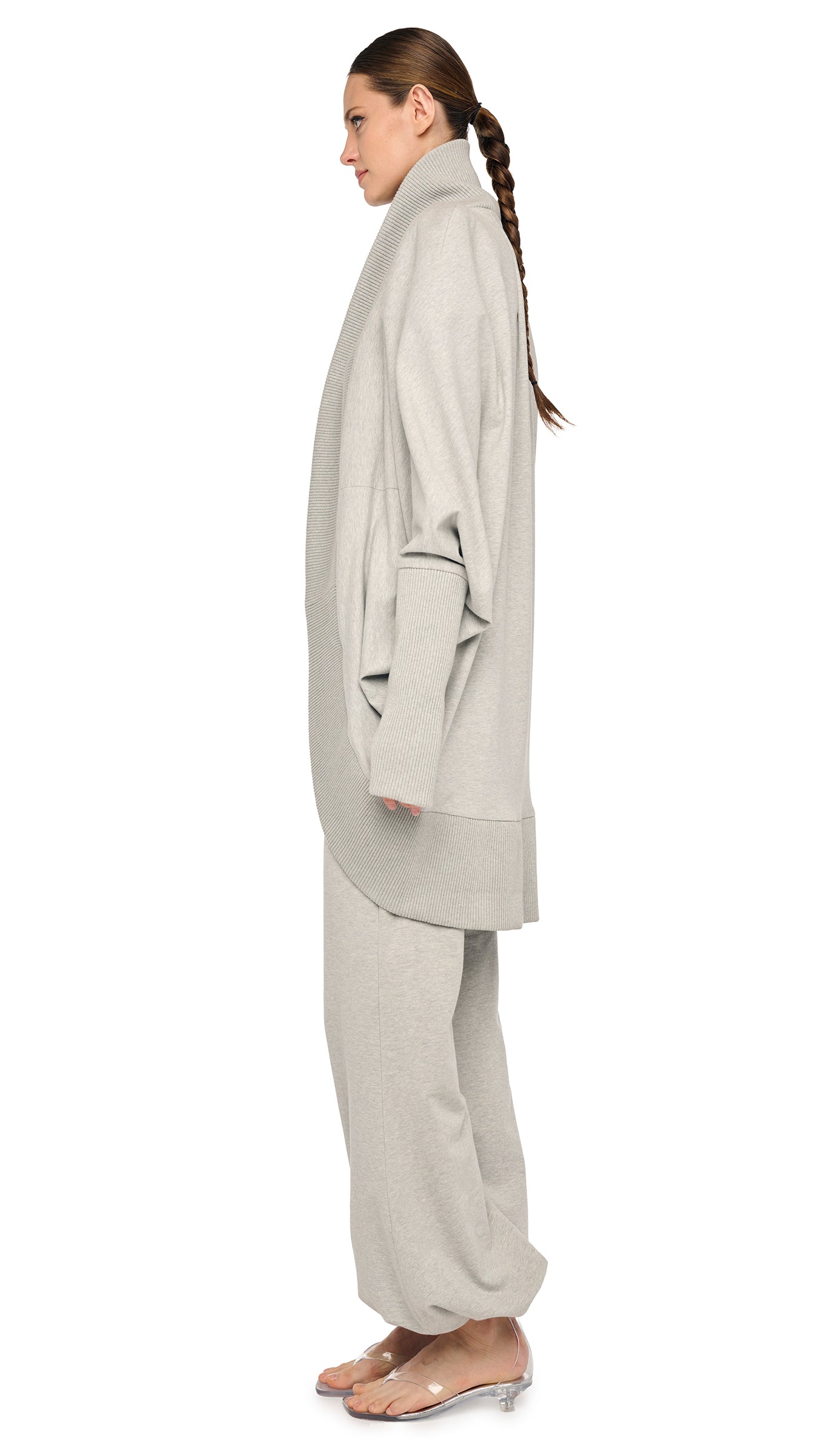 COCOON – Light Heather Grey – Norma Kamali