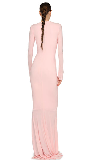 SHIRRED FRONT FISHTAIL GOWN #3 Thumbnail