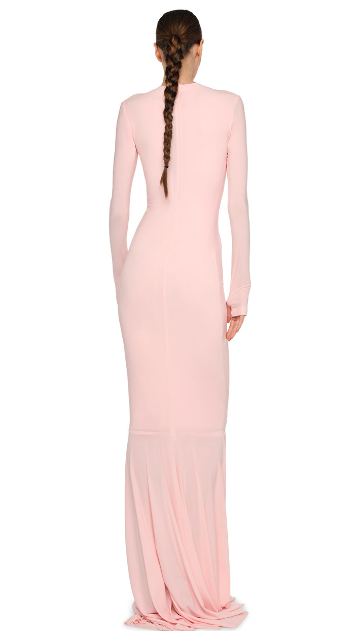 SHIRRED FRONT FISHTAIL GOWN #3