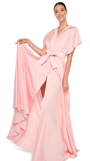 SUPER OS SLEEVELESS BF NK SHIRT FLARED GOWN #3 Thumbnail