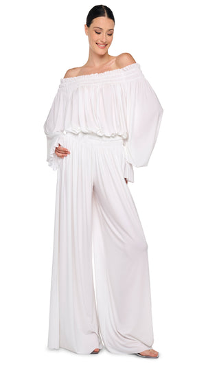 WIDE LEG PEASANT PANT #5 Thumbnail