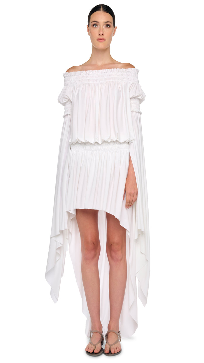 HI LOW PEASANT SKIRT #7