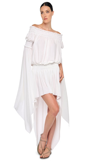HANDKERCHIEF SLEEVE PEASANT BODYSUIT #5 Thumbnail