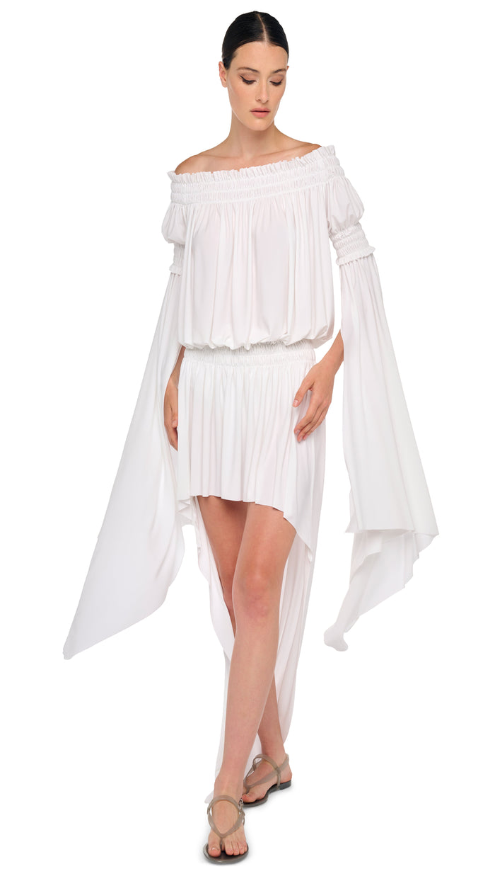 HANDKERCHIEF SLEEVE PEASANT BODYSUIT #6
