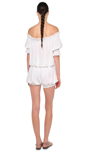 SHORT SLEEVE PEASANT BODYSUIT #5 Thumbnail