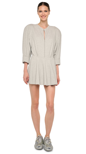 BOMBER 1980S ZIP FRONT BODYSUIT #4 Thumbnail