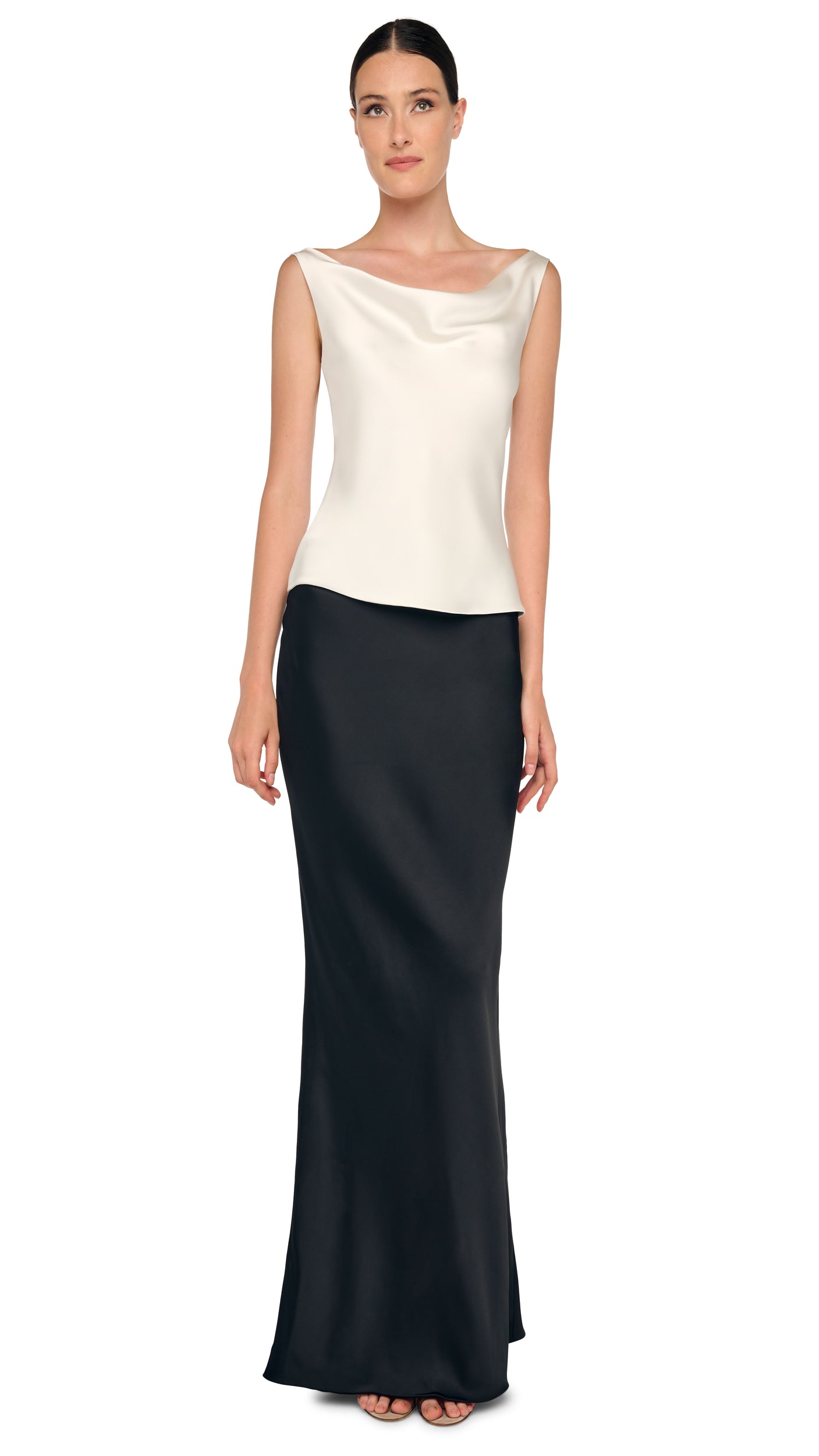 BIAS OBIE SKIRT – Black – Norma Kamali