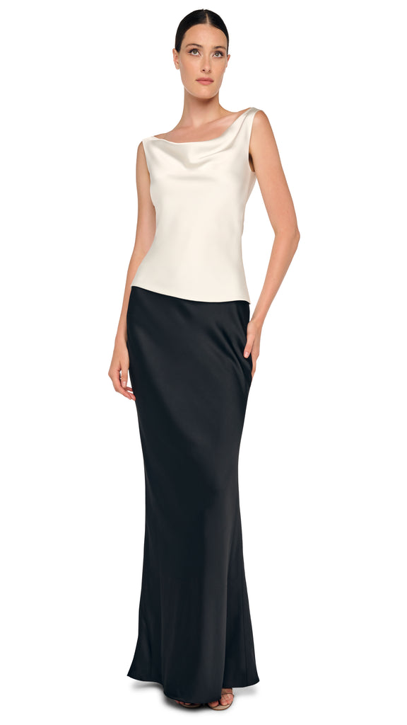 BIAS OBIE SKIRT – Black – Norma Kamali