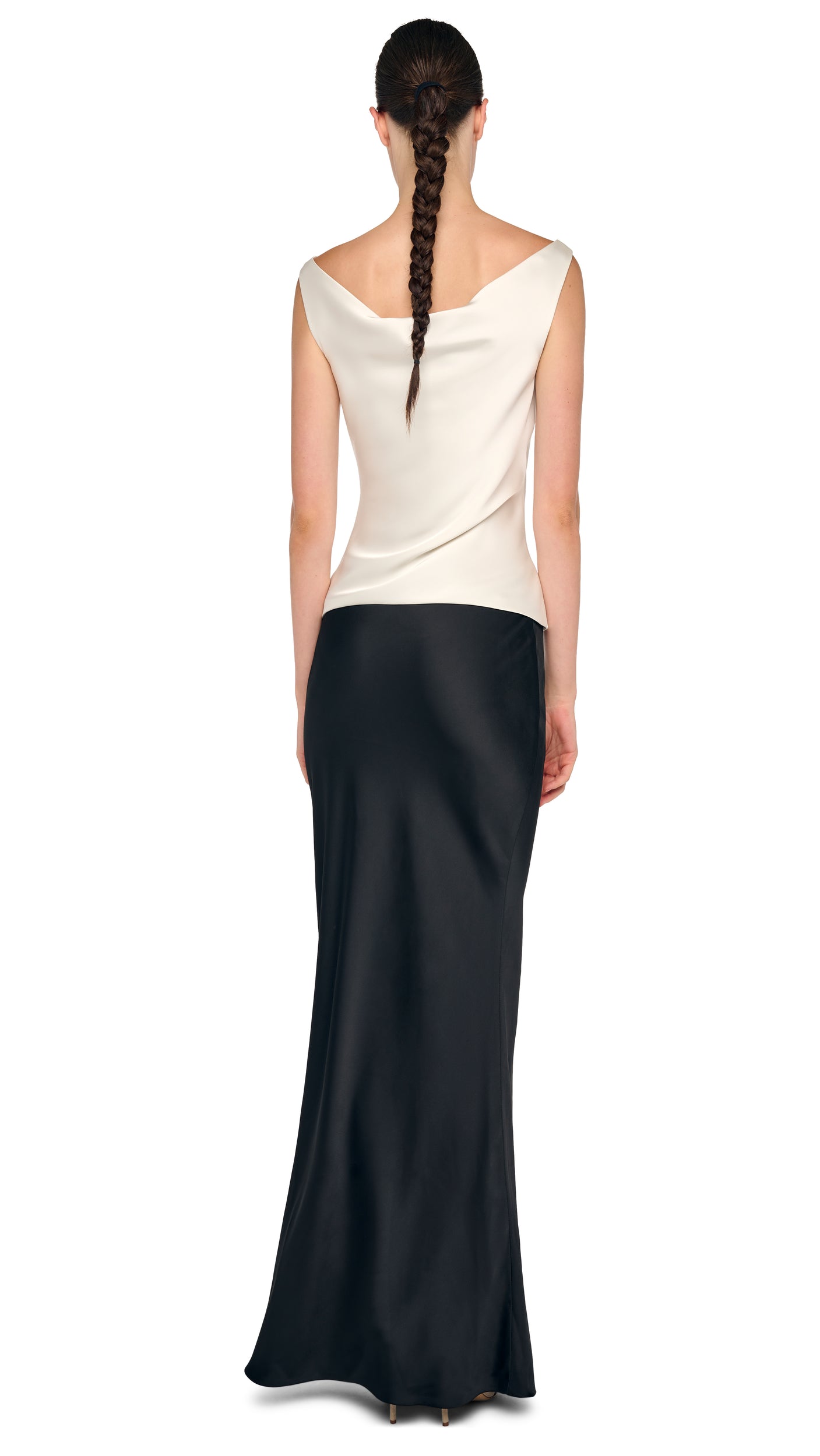 BIAS OBIE SKIRT – Black – Norma Kamali