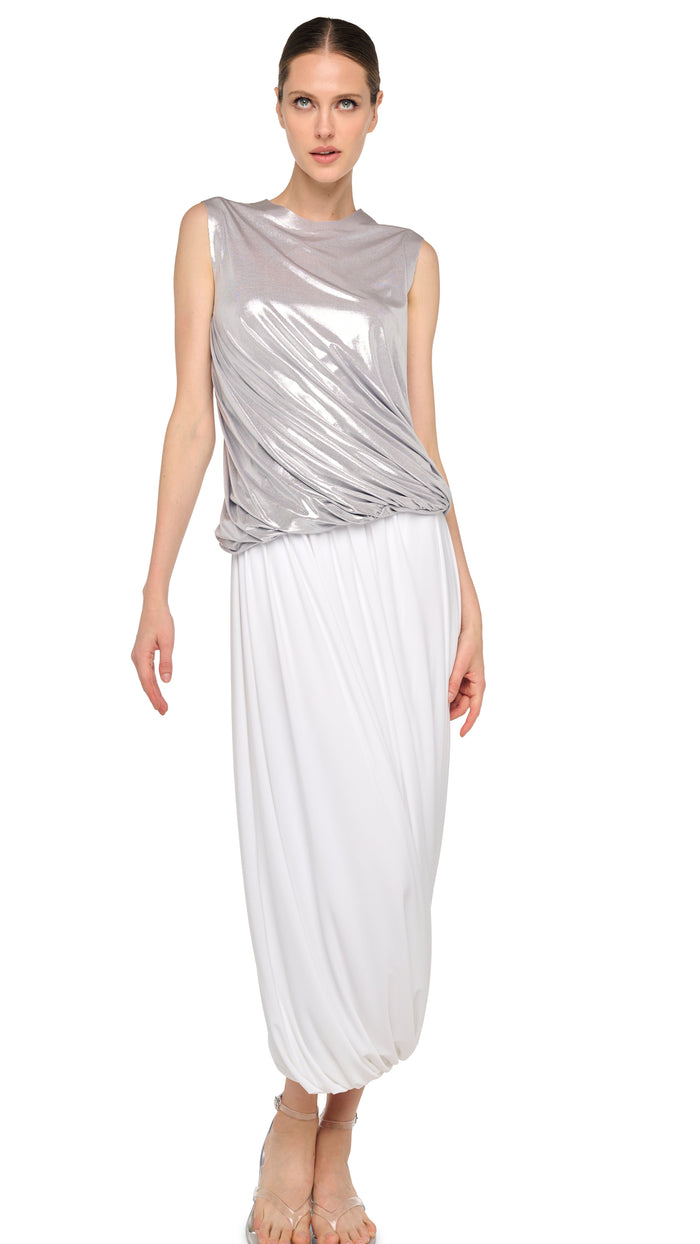 TWIST MIDCALF SKIRT #15