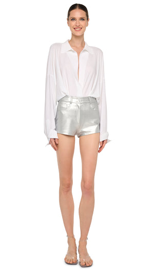 HIGH WAIST JEAN SHORT #1 Thumbnail