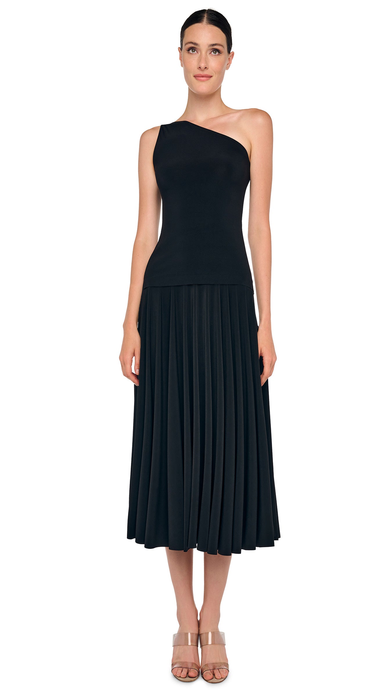 Norma Kamali Flared Skirt To Midcalf - Black / Size XXS Norma Kamali Flared Skirt To Midcalf - Black / Size XXS