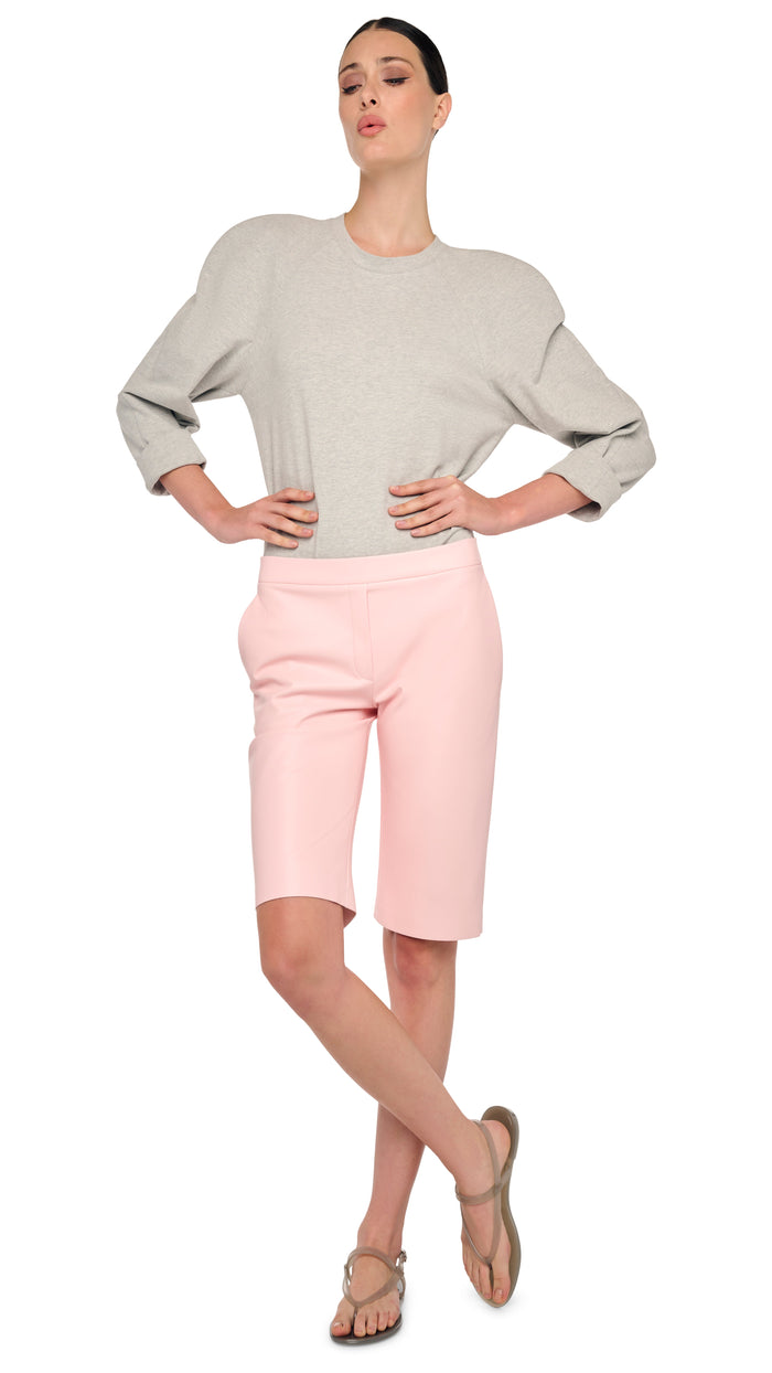 FLAT FRONT BERMUDA SHORT #4