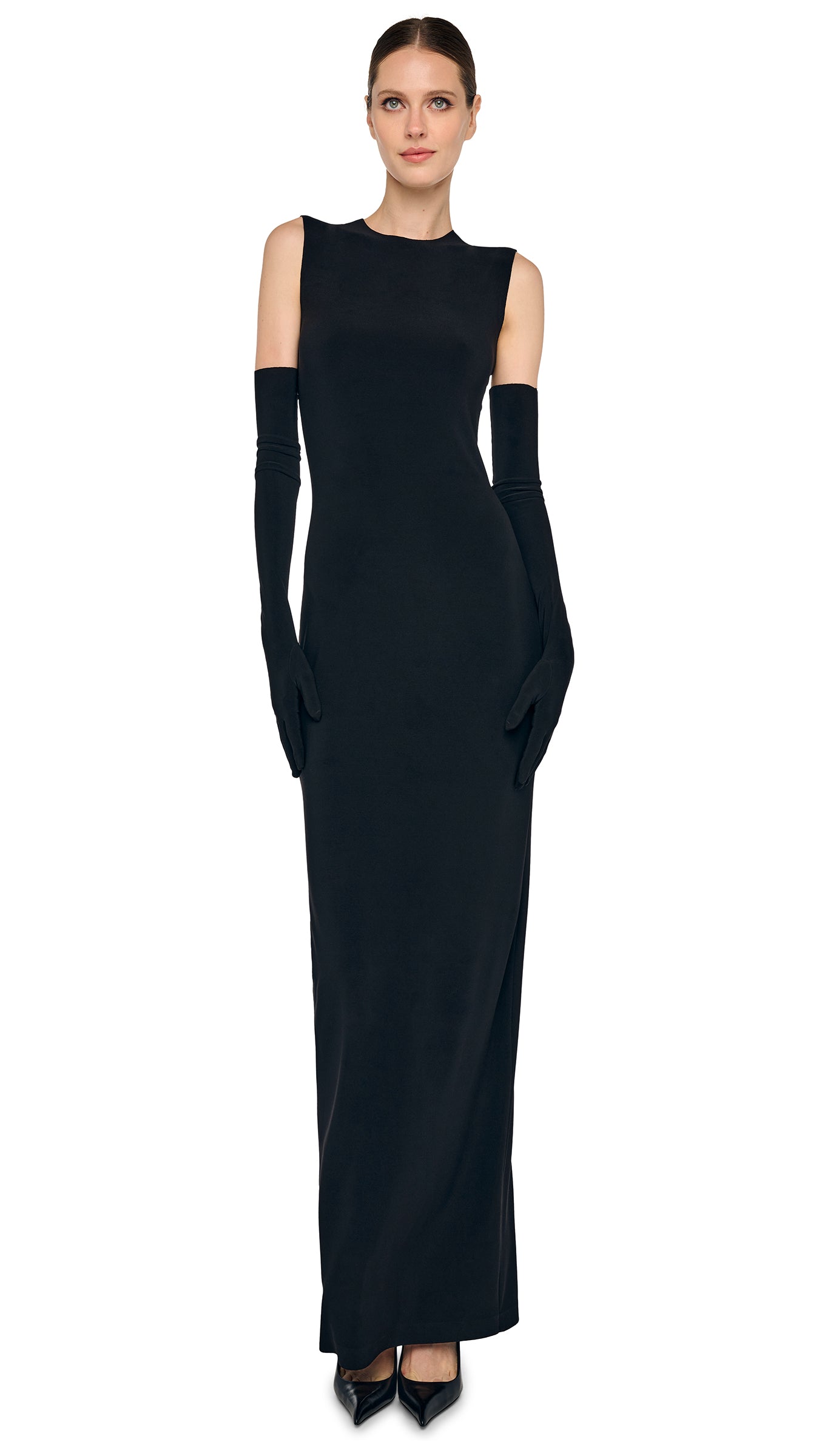 Norma Kamali Sleeveless Long Dress