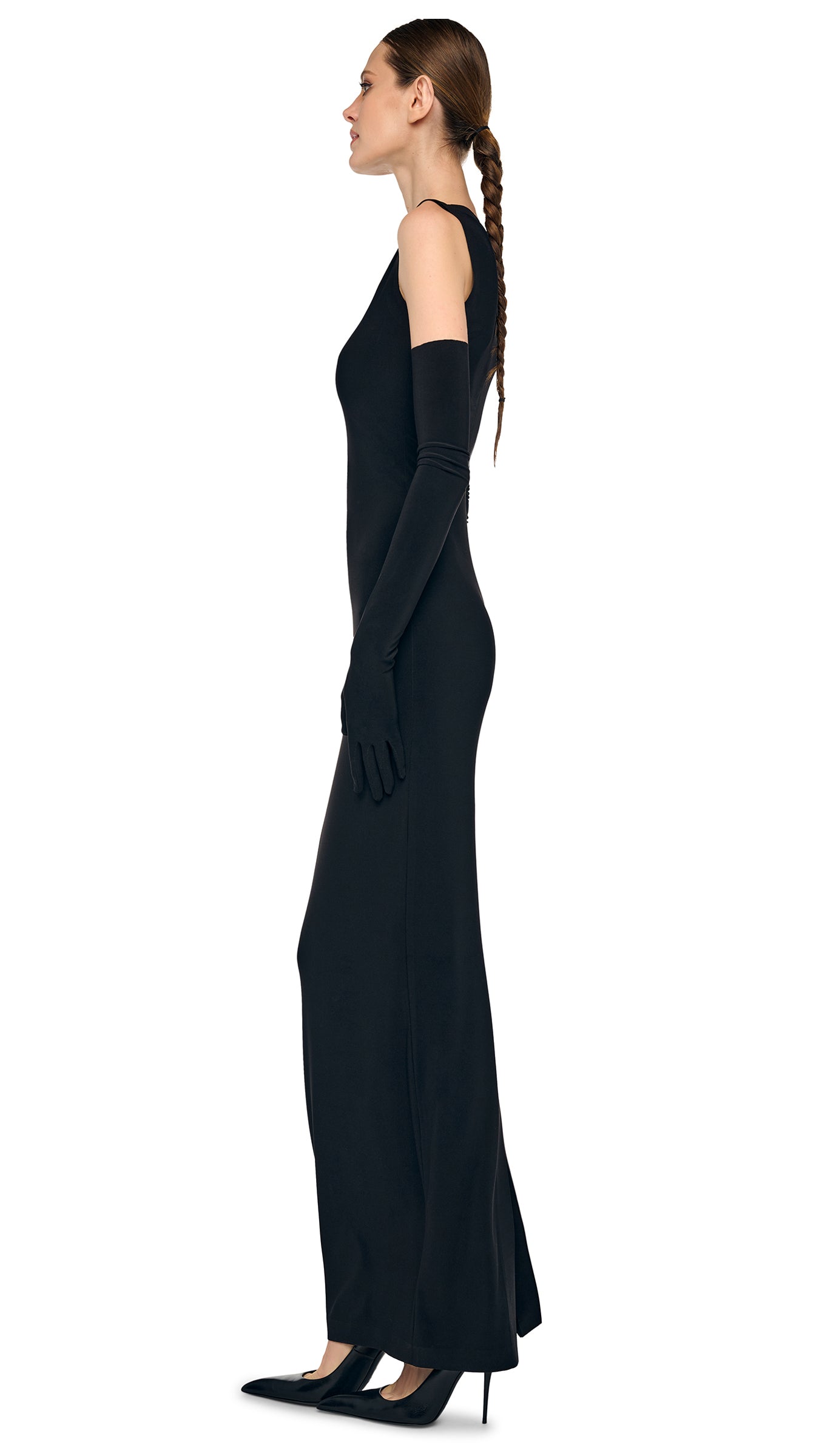 Norma Kamali Sleeveless Long Dress