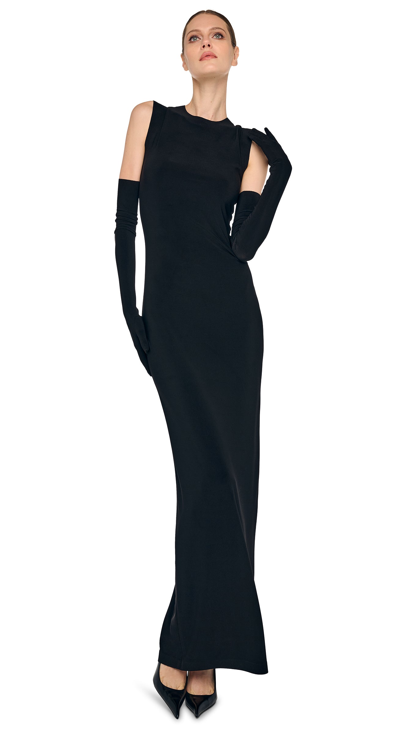 Norma Kamali Sleeveless Long Dress