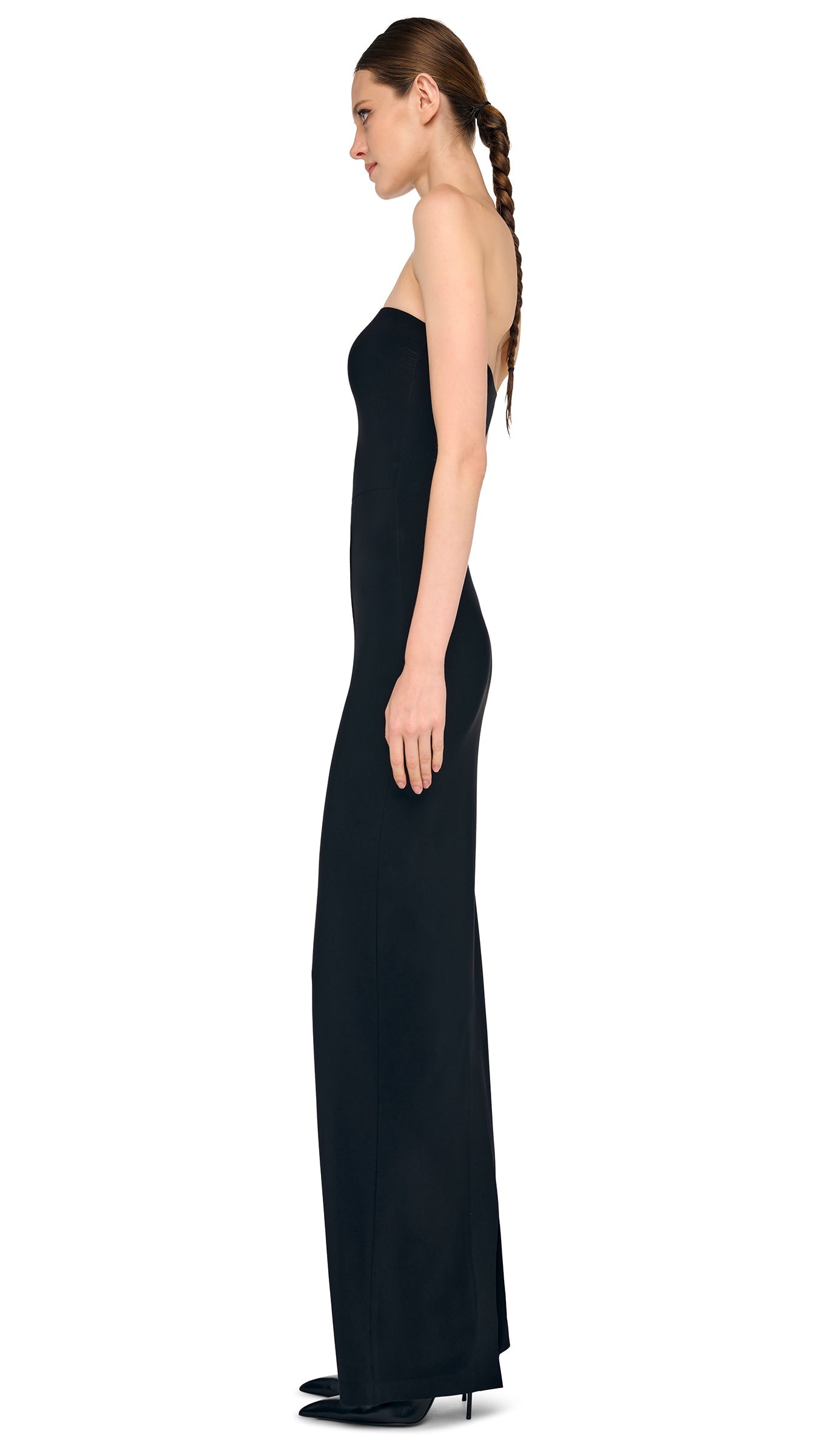 Norma Kamali Strapless Long Dress - Black / Size L Norma Kamali Strapless Long Dress - Black / Size L