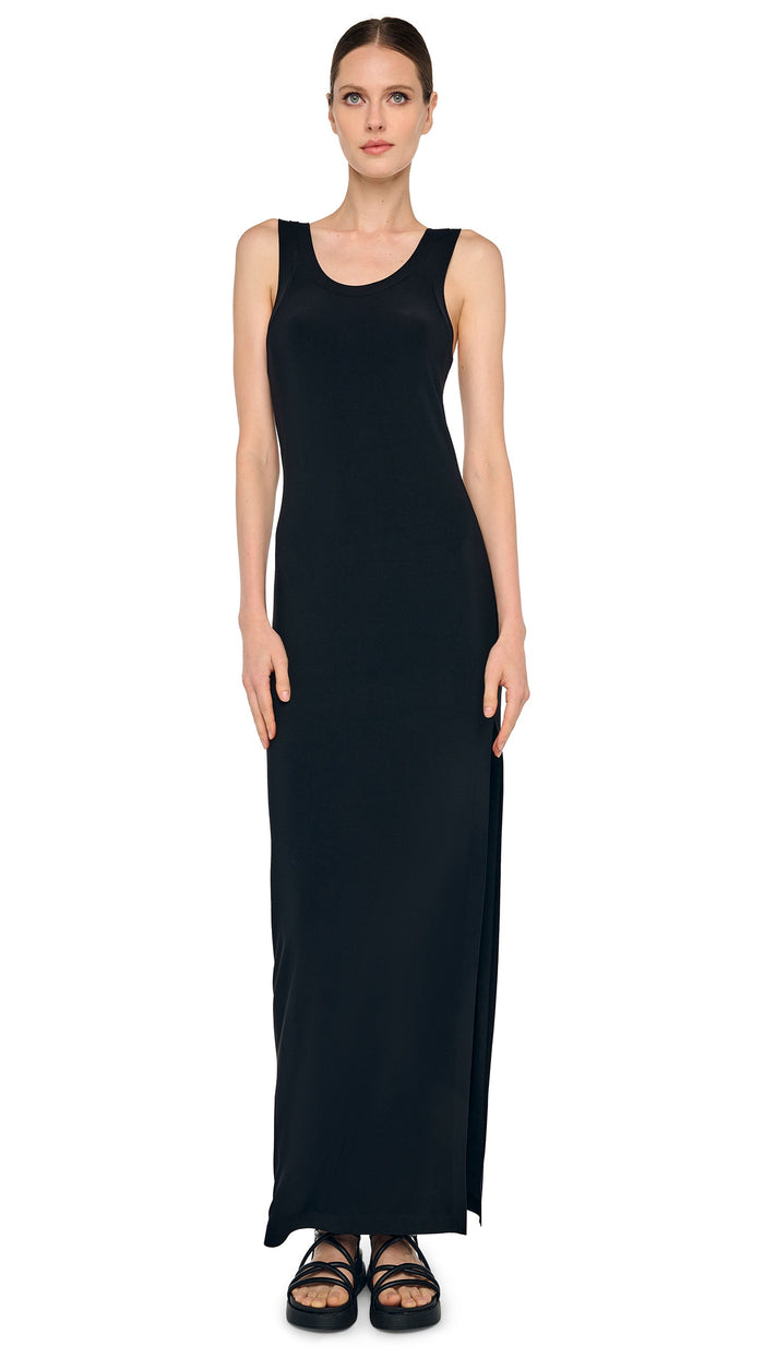 RACER LONG DRESS W/ SIDE SLIT #5