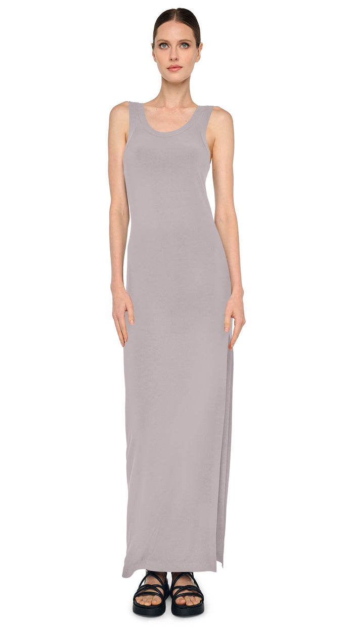 RACER LONG DRESS W/ SIDE SLIT #1