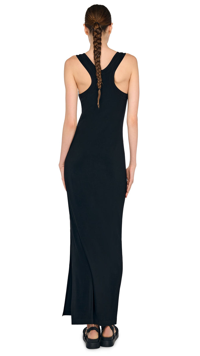 RACER LONG DRESS W/ SIDE SLIT #4