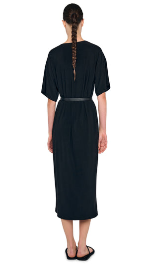 SHORT SLEEVE BOXY DRESS TO MIDCALF #3 Thumbnail