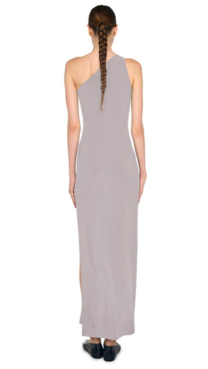 ONE SHOULDER LONG DRESS W/ SIDE SLIT #3 Thumbnail