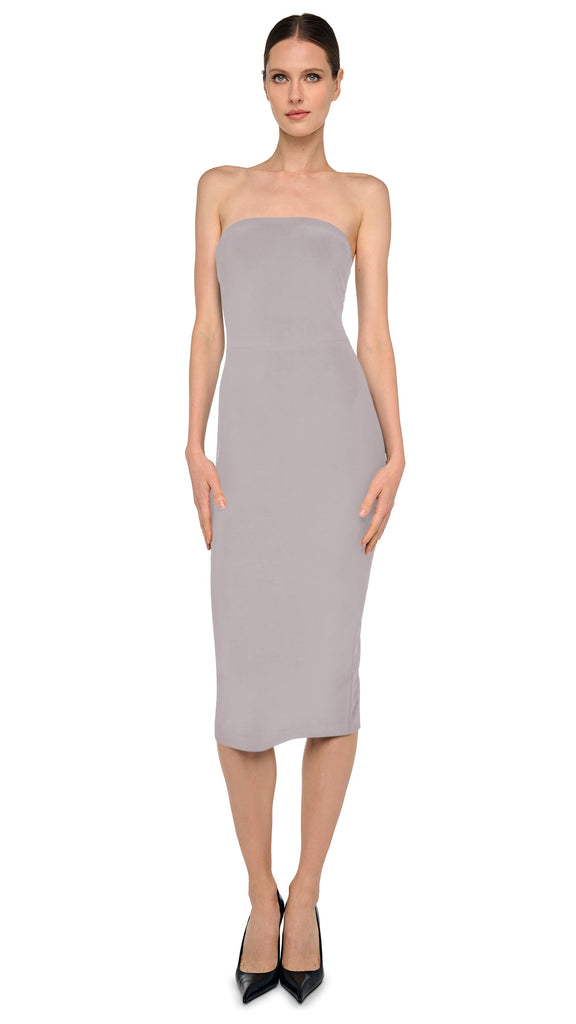 Norma Kamali Strapless Dress To Knee