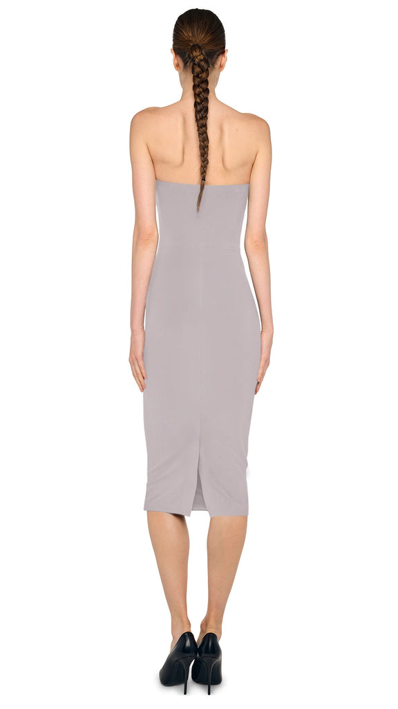 Norma Kamali Strapless Dress To Knee