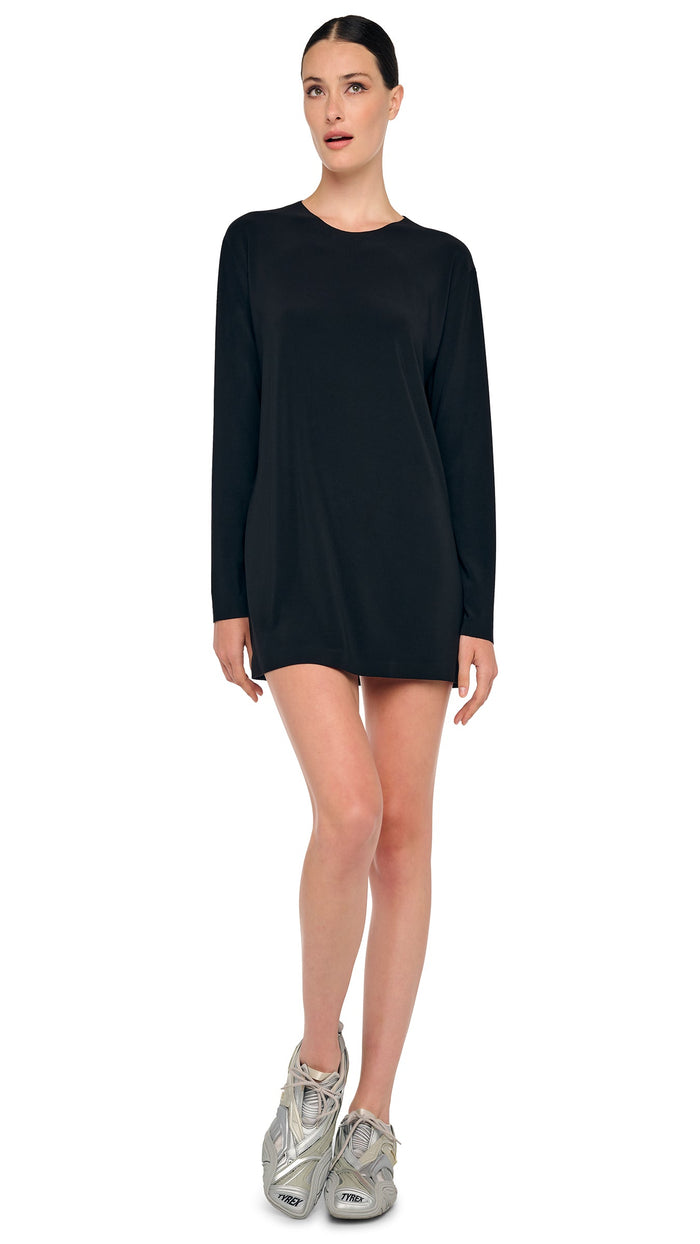 OVERSIZED LONG SLEEVE MINI DRESS #5