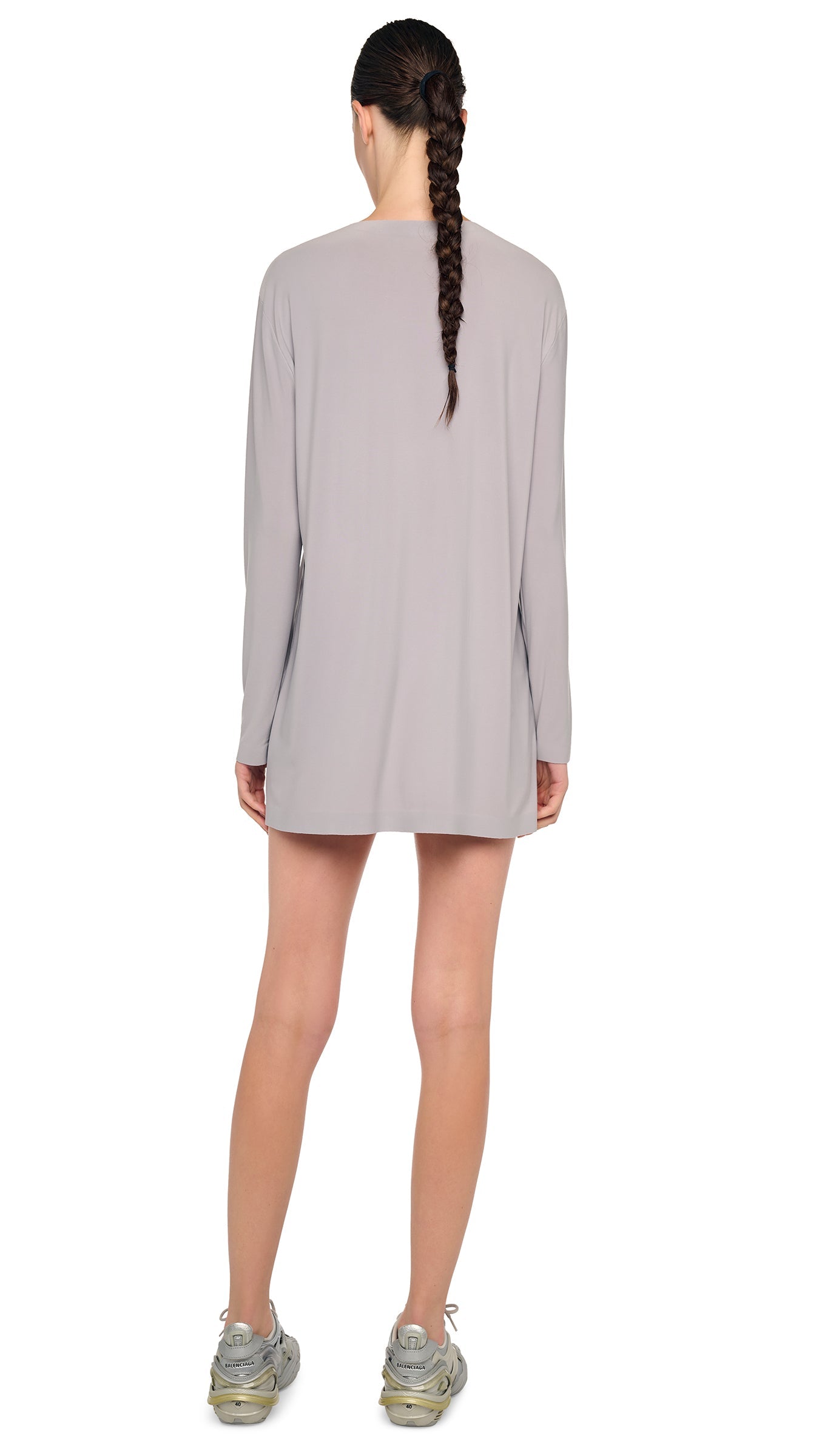 Norma Kamali Oversized Long Sleeve Mini Dress