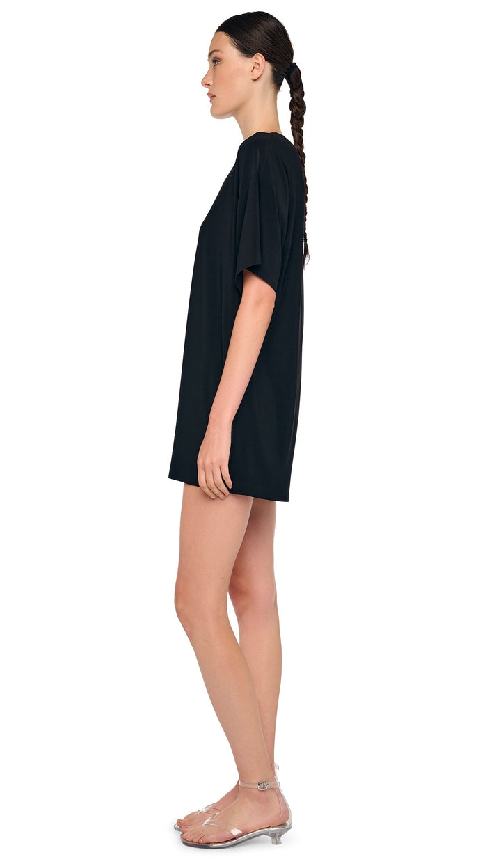 SHORT SLEEVE BOXY MINI DRESS #3