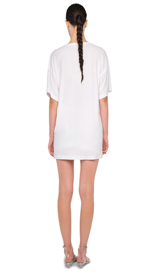 SHORT SLEEVE BOXY MINI DRESS #4 Thumbnail
