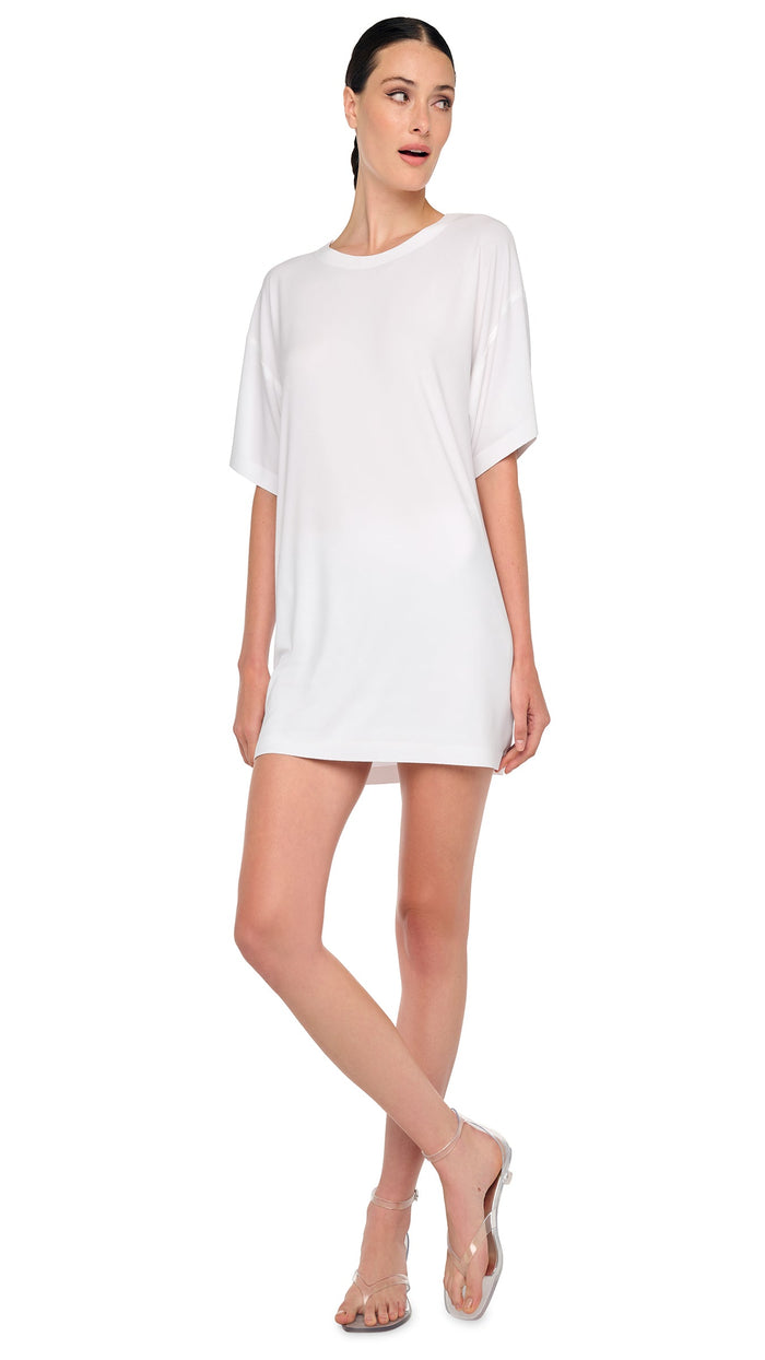 SHORT SLEEVE BOXY MINI DRESS #5