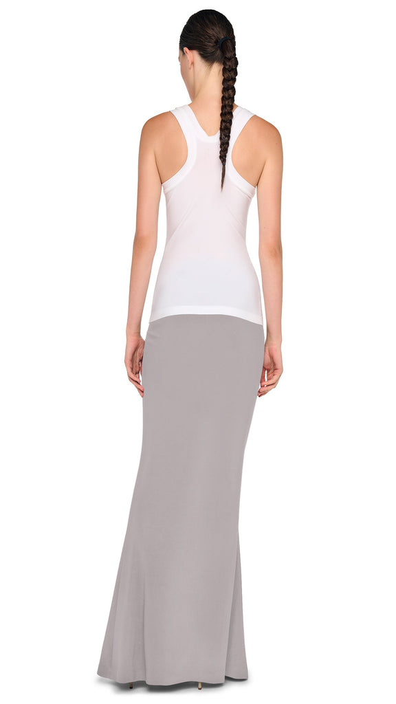 OBIE LONG SKIRT – Grey – Norma Kamali