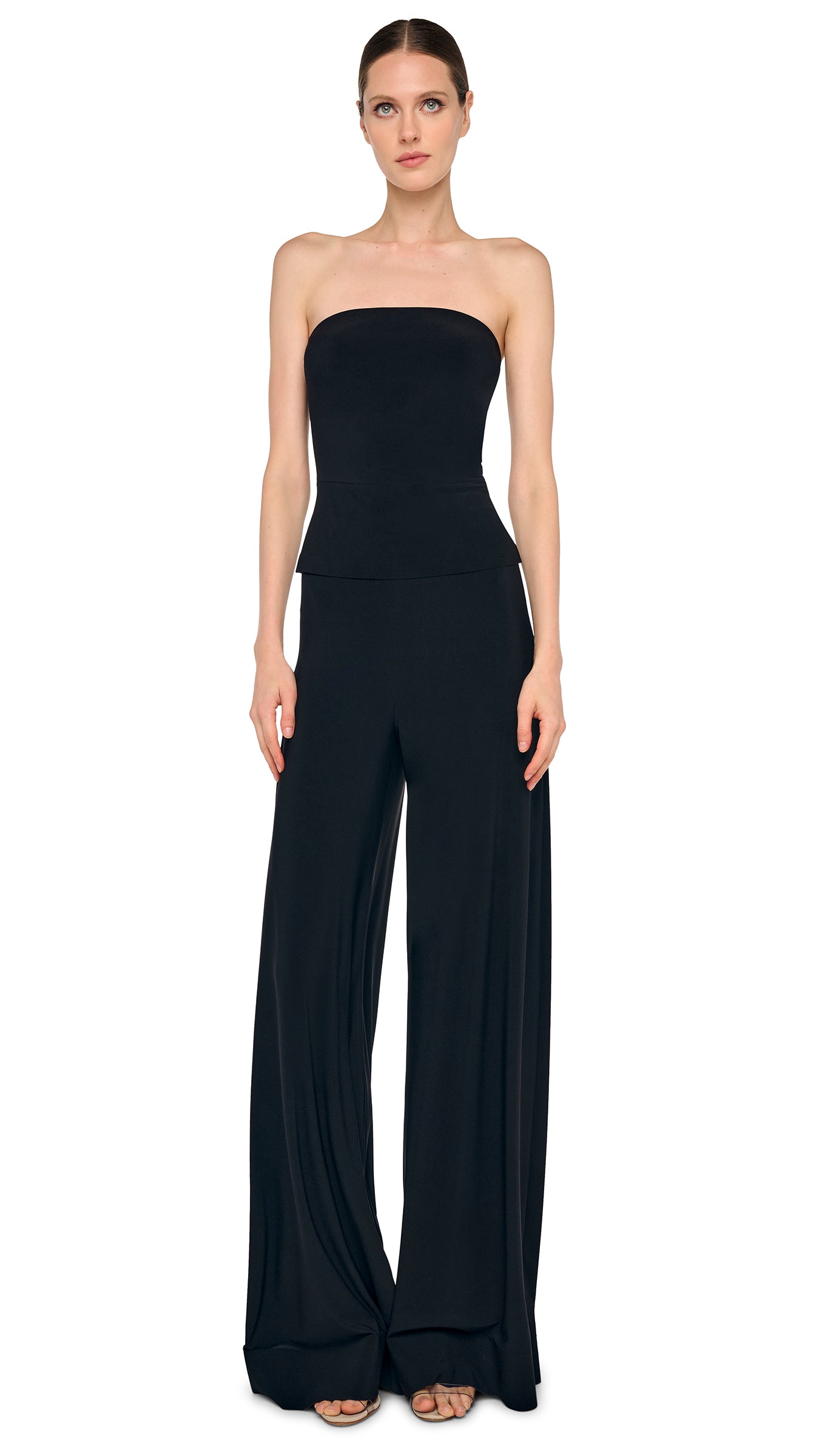 STRAPLESS TOP – Black – Norma Kamali