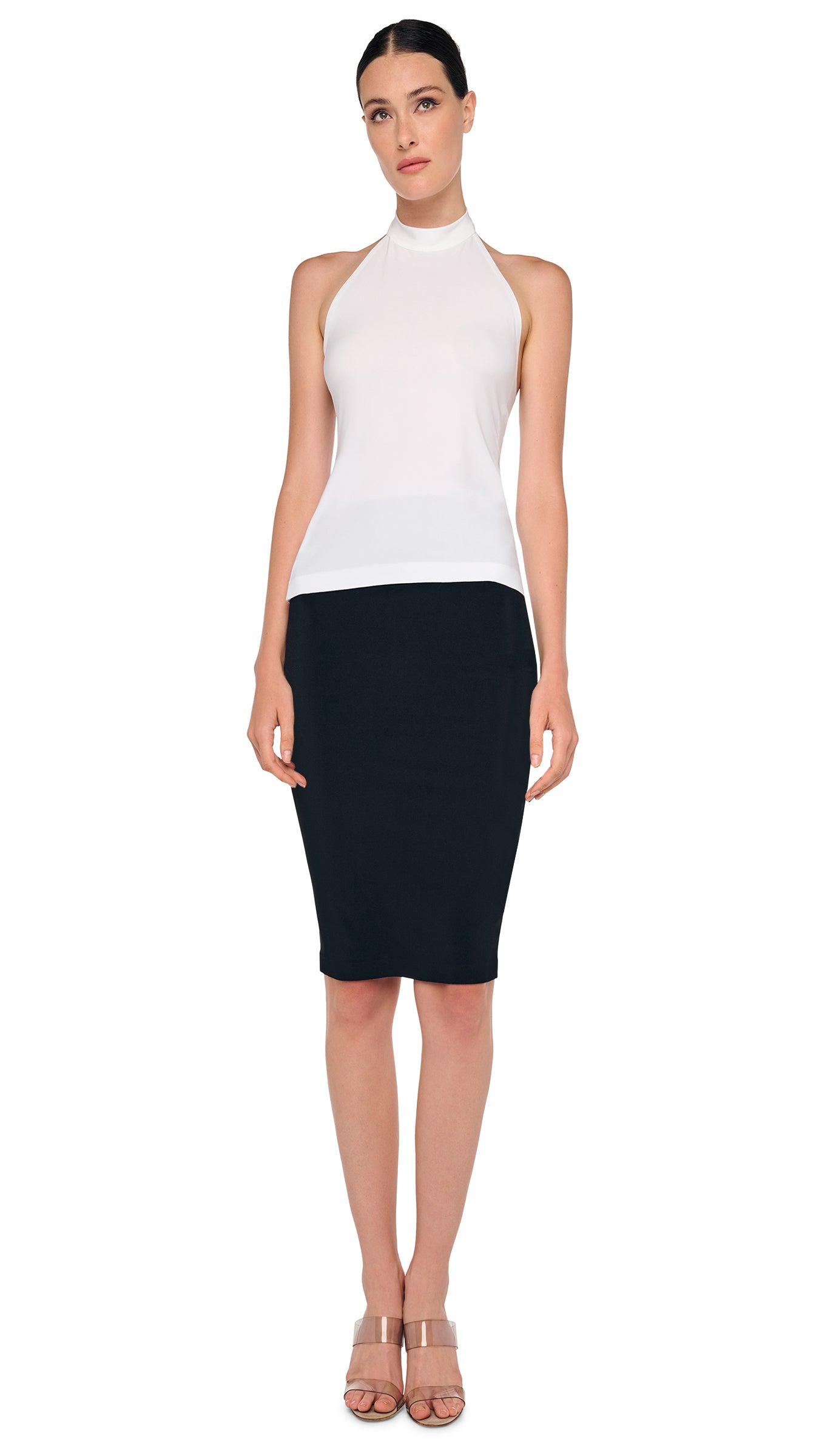 Norma Kamali Halter Top - Snow White / Size XXS Norma Kamali Halter Top - Snow White / Size XXS