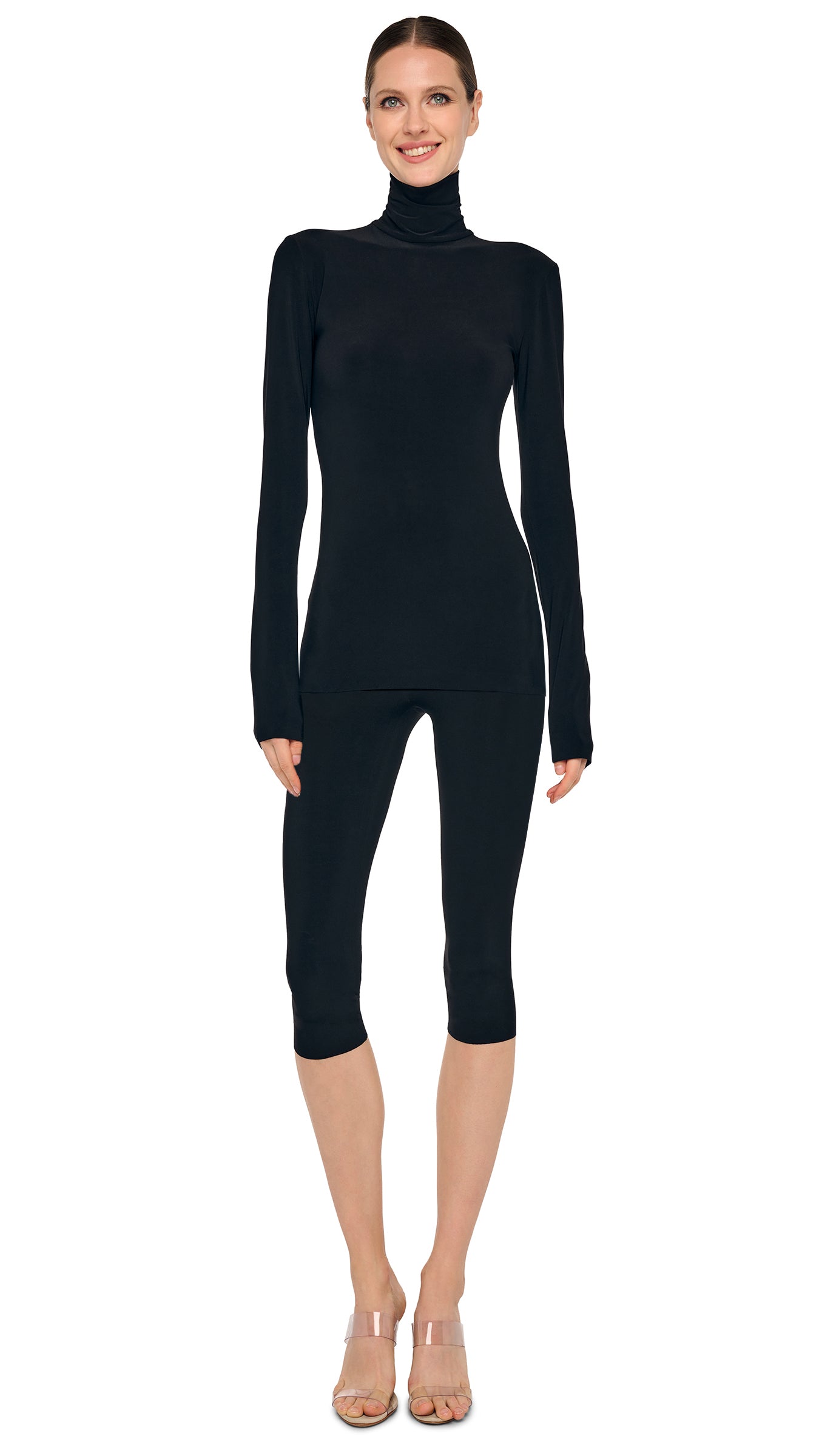 PEDAL PUSHER – Black – Norma Kamali