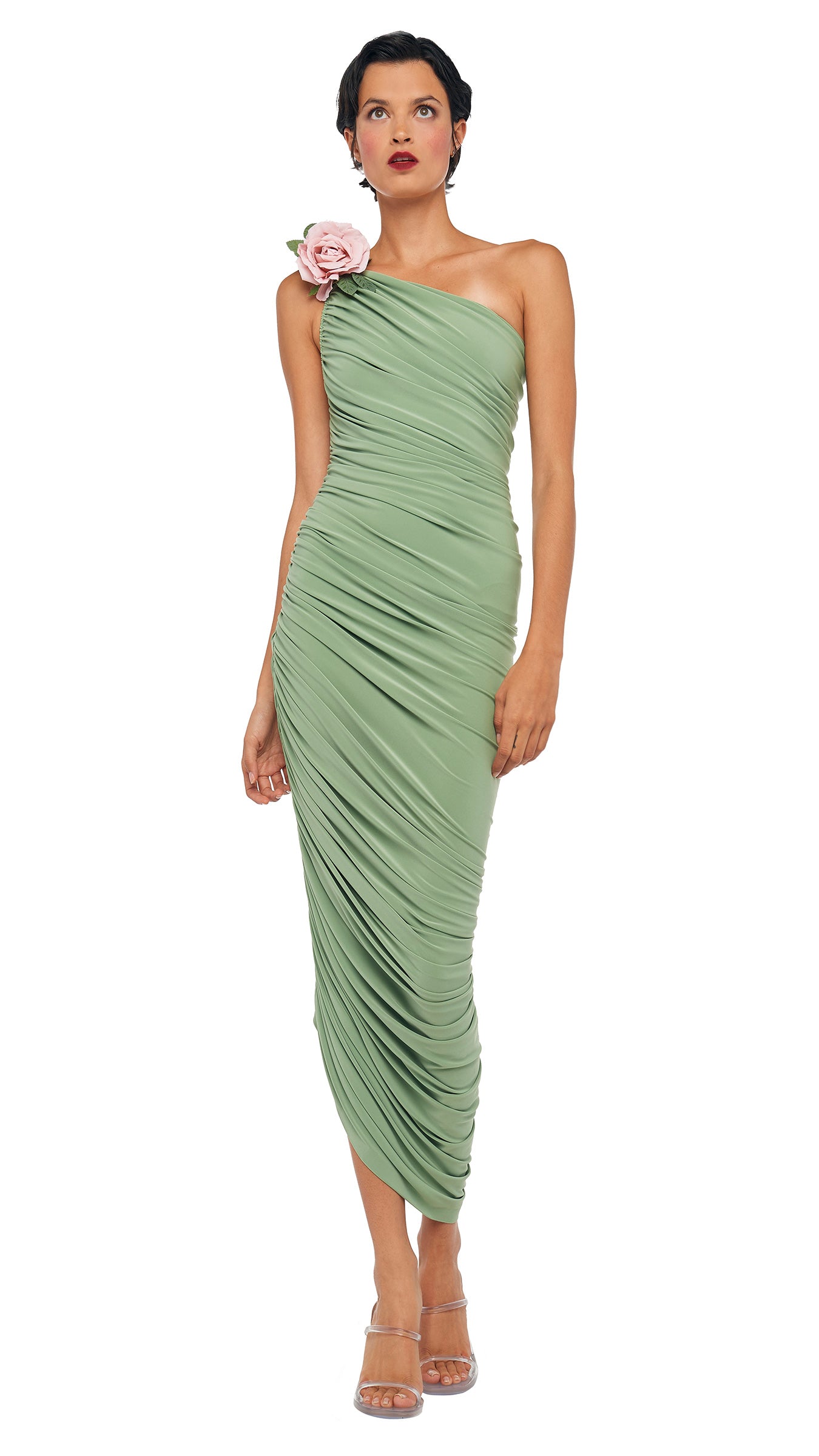 Norma Kamali Diana Gown - Vintage Green / Size XXS Norma Kamali Diana Gown - Vintage Green / Size XXS