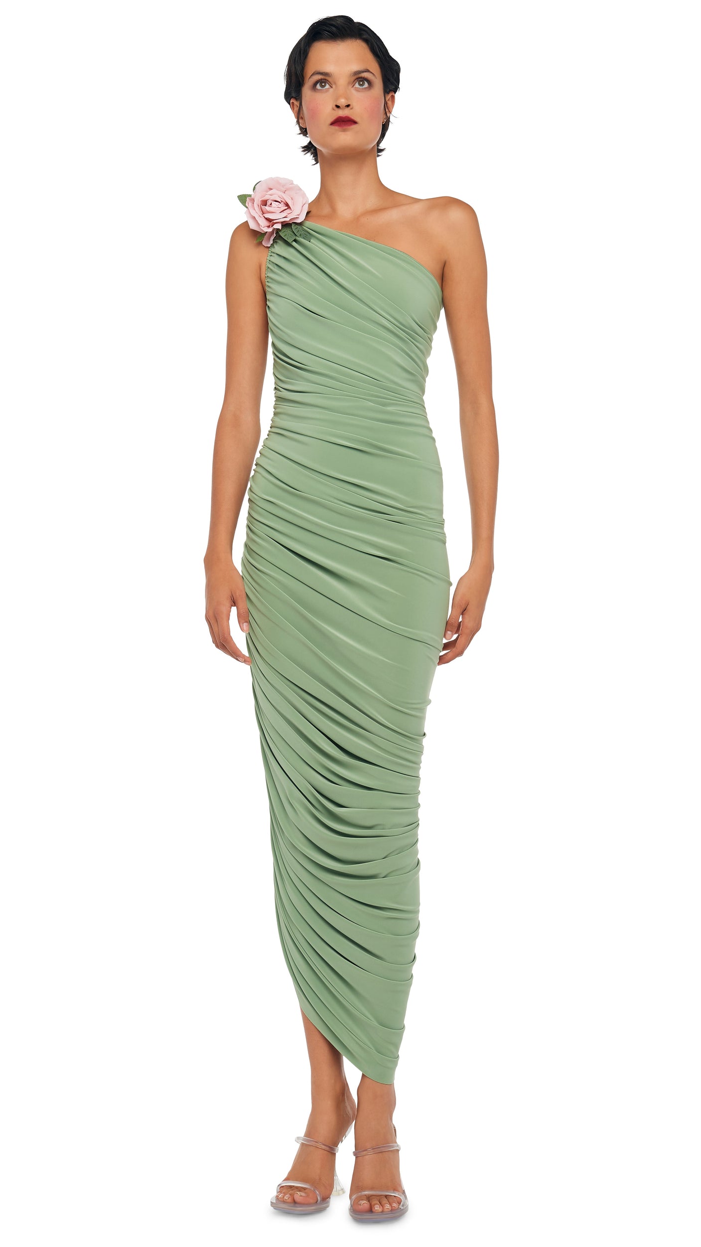 DIANA GOWN Vintage Green Norma Kamali DIANA GOWN Vintage Green Norma Kamali