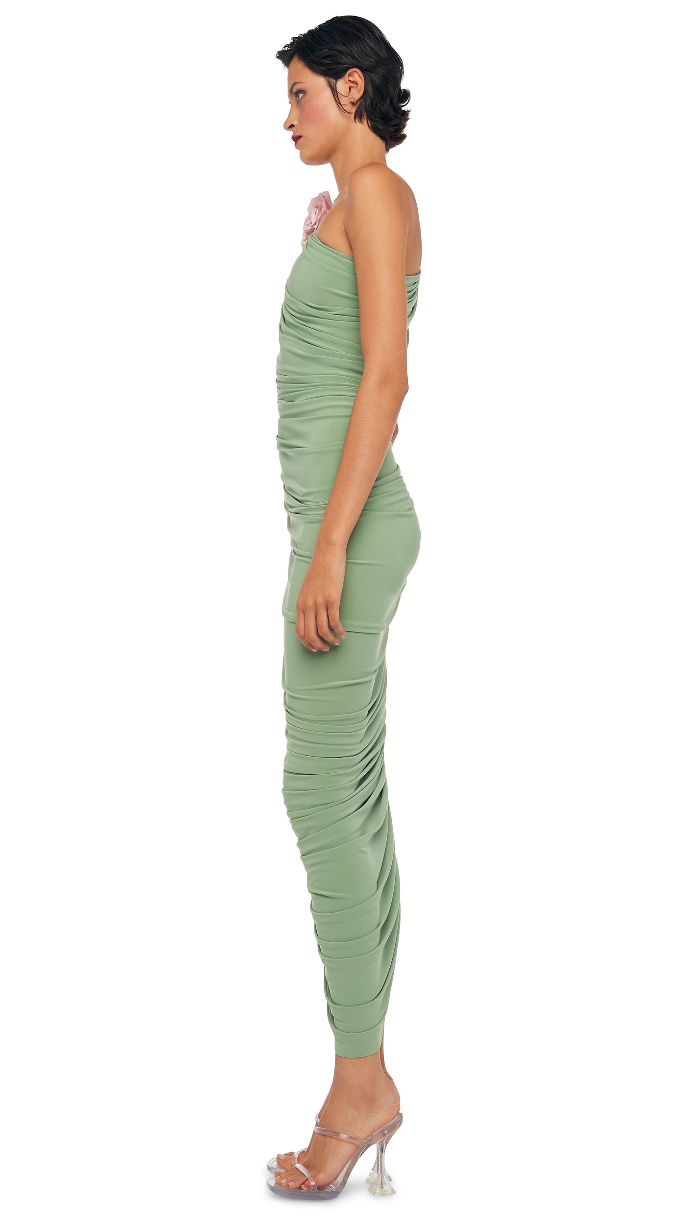 DIANA GOWN Vintage Green Norma Kamali DIANA GOWN Vintage Green Norma Kamali