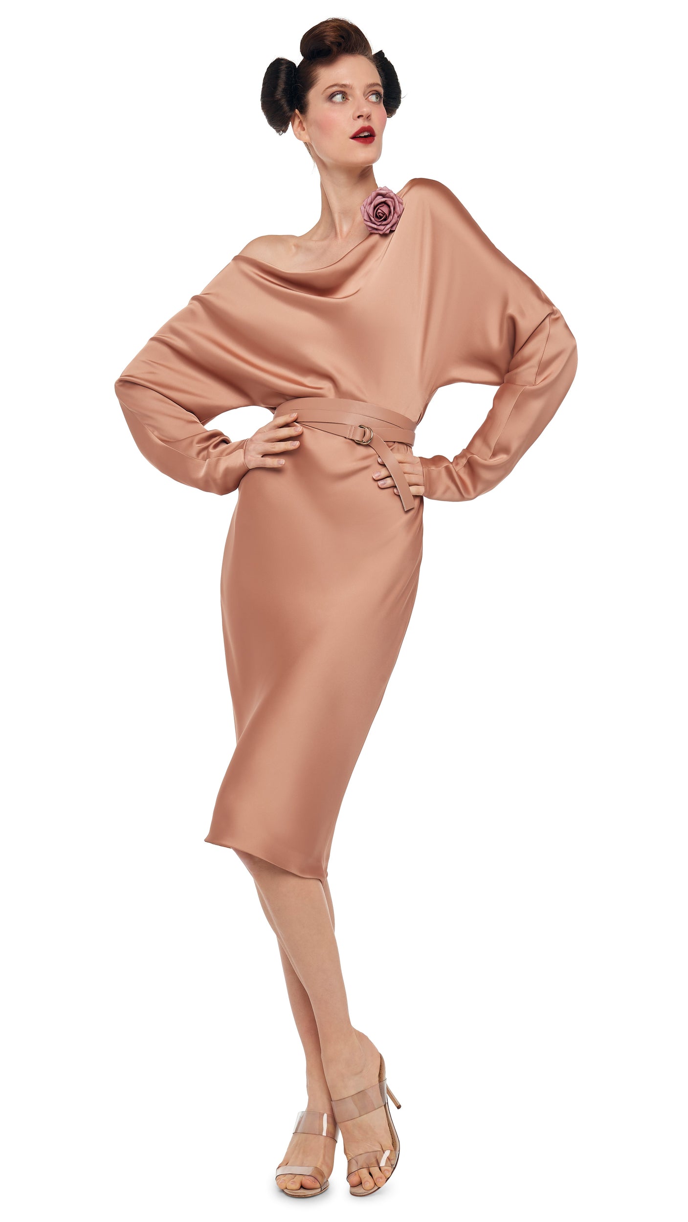 dolman long sleeve dress Dolman Sleeve Maxi Dress MICHELLE JONAS