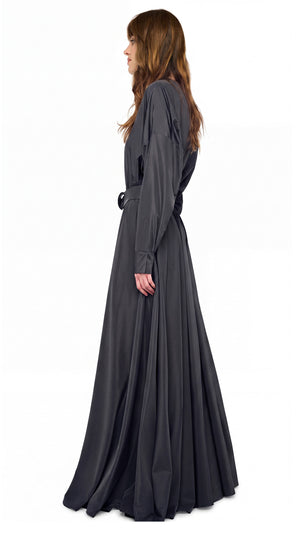 OVERSIZED NK SHIRT FLARED GOWN #3 Thumbnail
