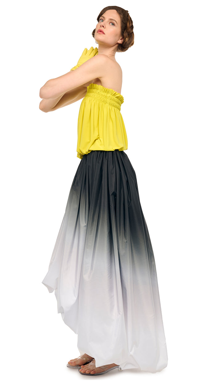 HI LOW BUBBLE SKIRT #1