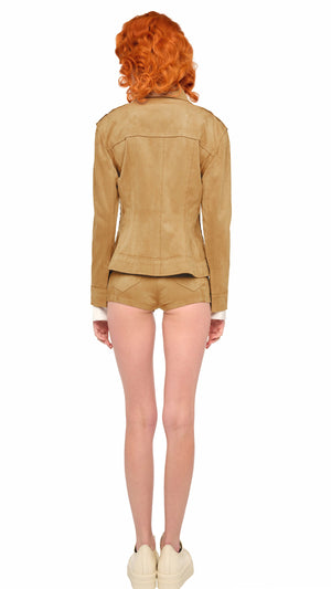 HIGH WAIST JEAN SHORT #3 Thumbnail