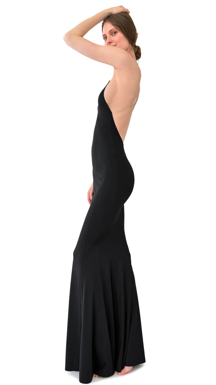 Norma Kamali Invisible Fishtail Gown