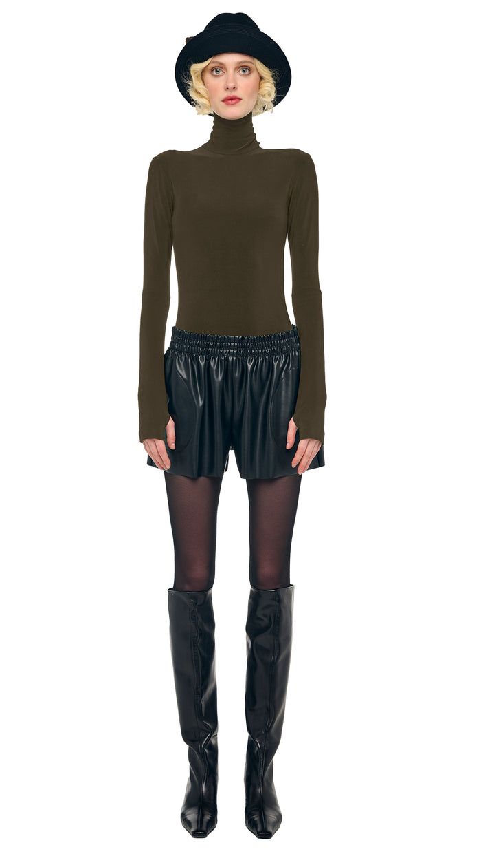 SLIM FIT LONG SLEEVE TURTLE TOP #1