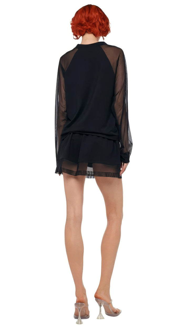 OS RAGLAN SLEEVE TOP W/ MESH #3