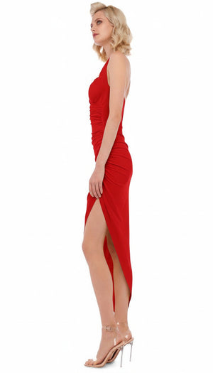 CAYLA SIDE DRAPE GOWN #2 Thumbnail