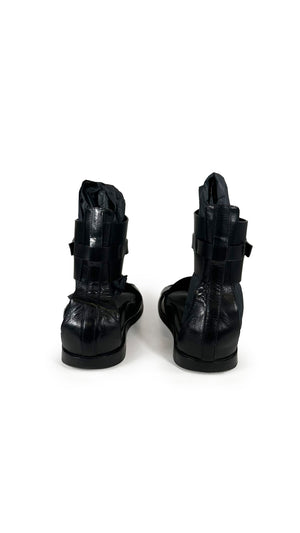 ANN DEMEULEMEESTER LEATHER GLADIATOR SANDALS #3 Thumbnail